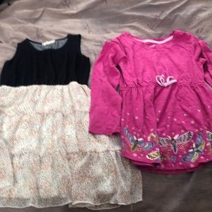 Girl Size 8 dress bundle. Lands’ End & Soprano brands One long/one short sleeve.